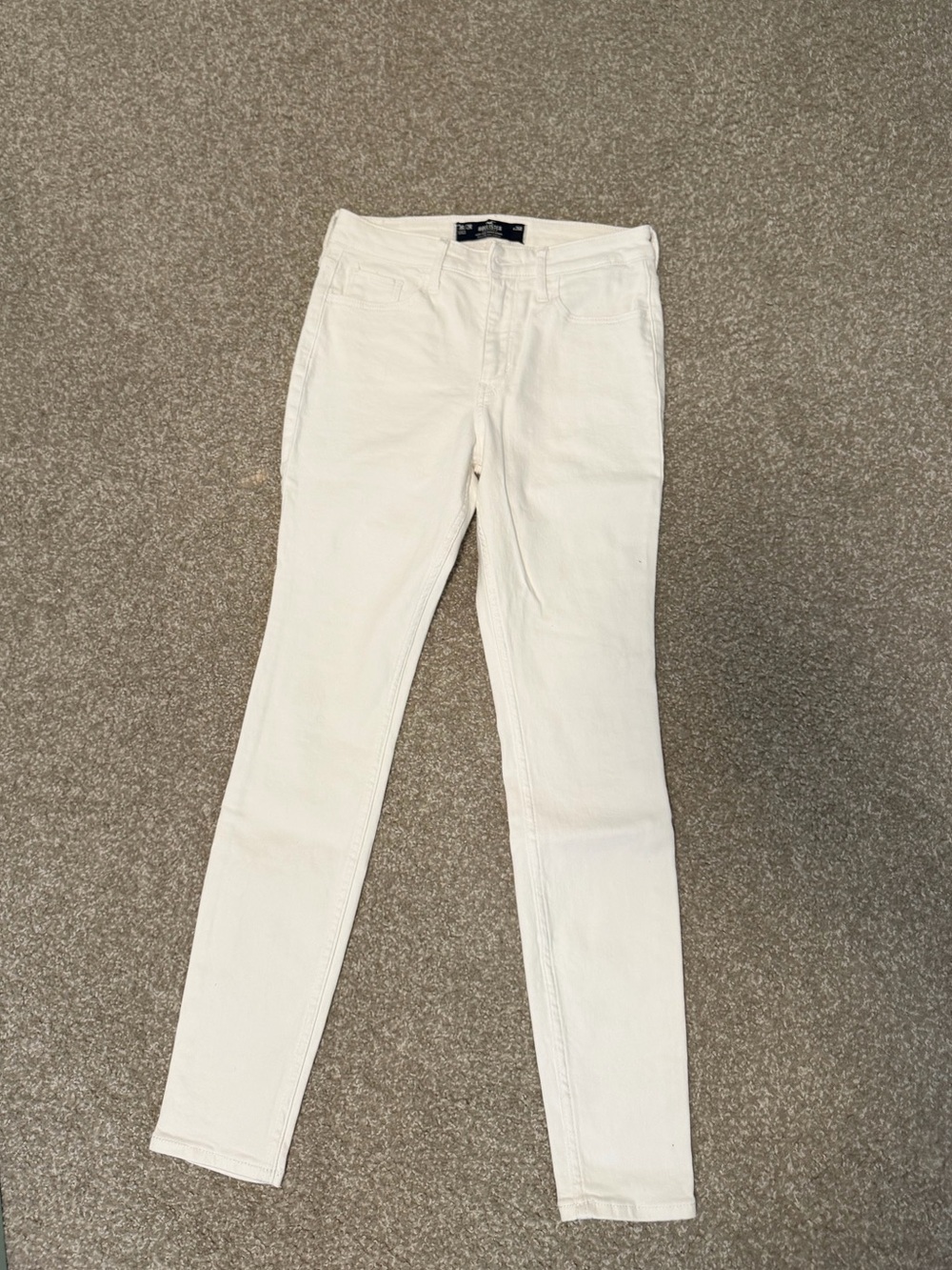 Hollister Women's Off-White Skinny Jeans
